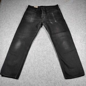 Freenote Cloth Portola Taper Fit Selvedge Jeans Black Made in USA Mens 33
